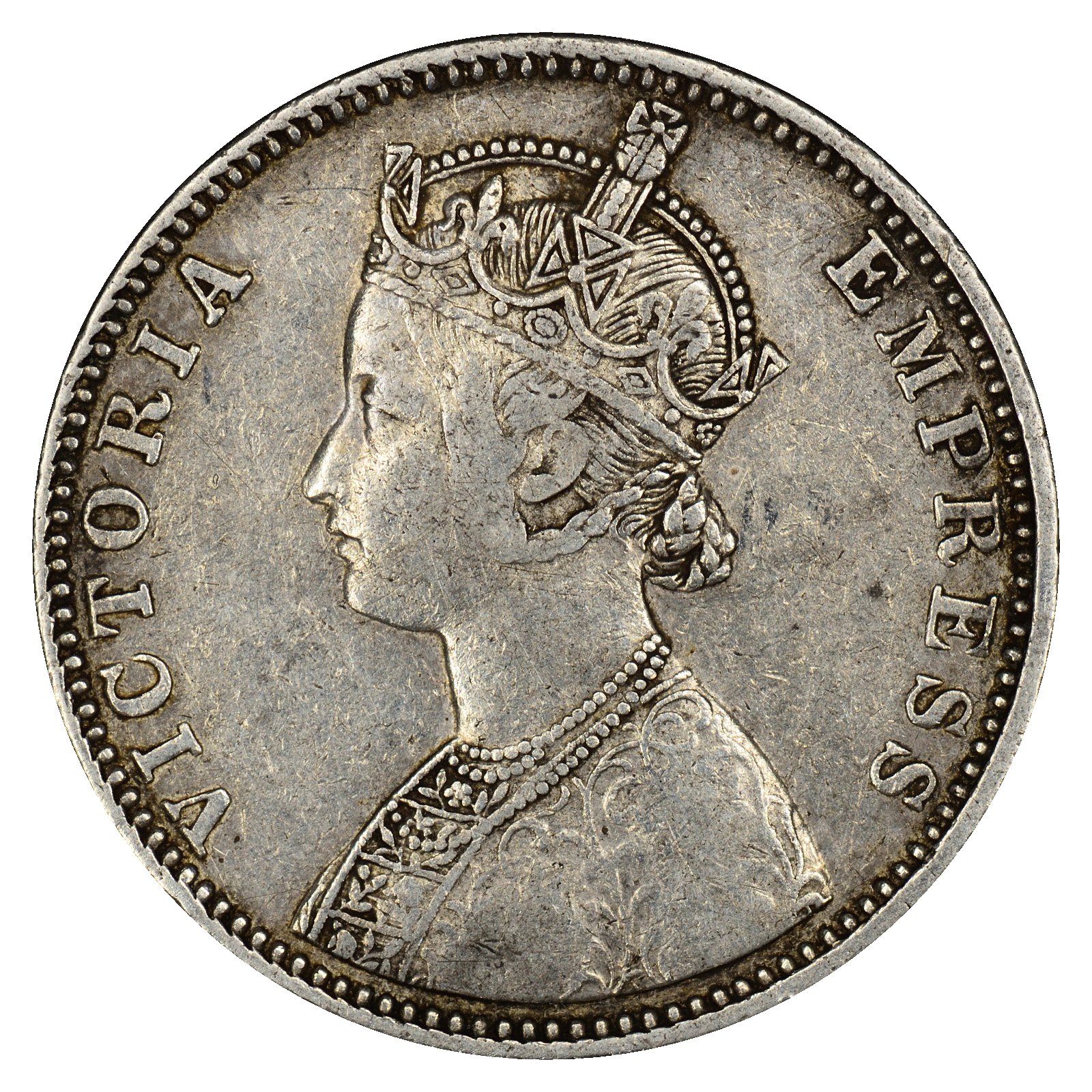 Obverse — Victoria veiled & diademed bust