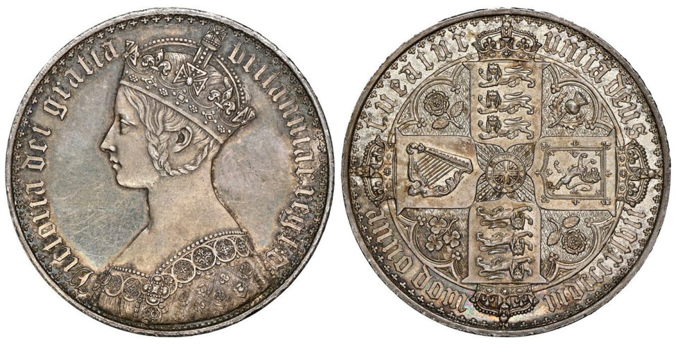 The British Gothic Crown of 1847 by William Wyon